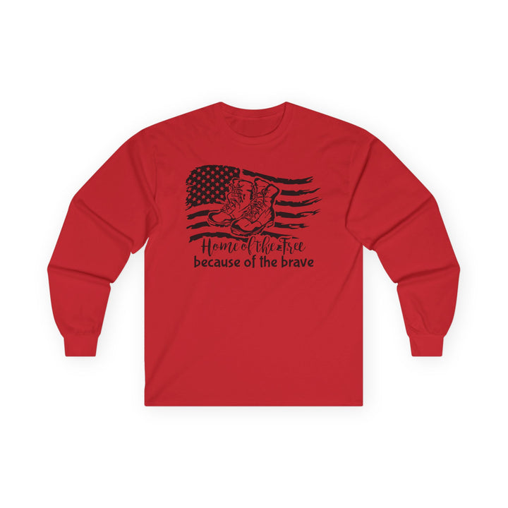 Home Of The Free - Unisex Ultra Cotton Long Sleeve Tee