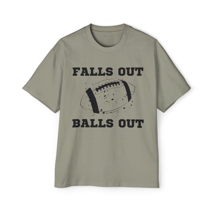 Falls Out Balls Out - Men's Heavy Oversized Tee