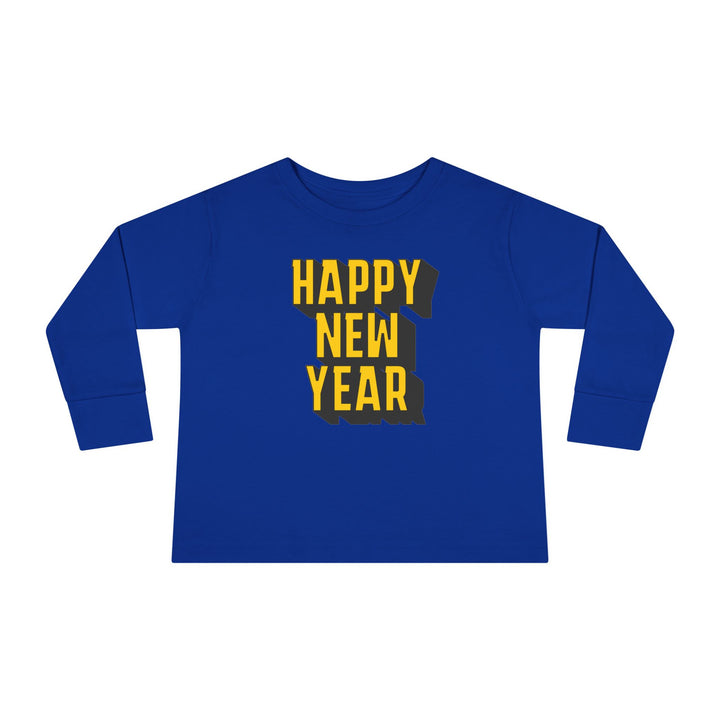 Block Happy New Year - Toddler Long Sleeve Tee