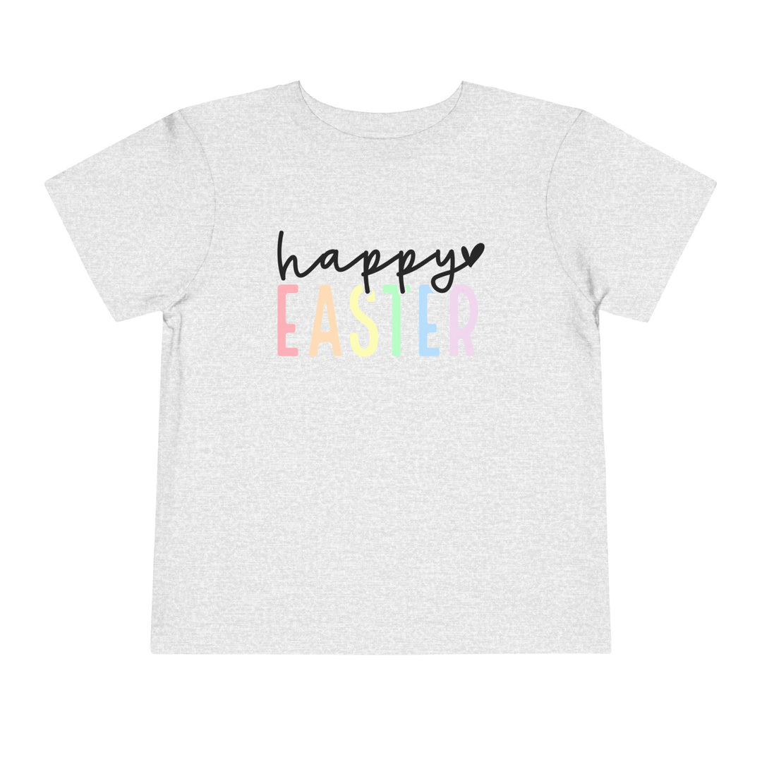 Pastel Happy Easter - Toddler Short Sleeve Tee