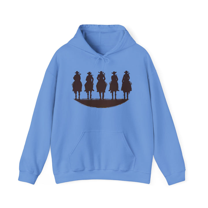 Cowboy Silhouette - Unisex Heavy Blend™ Hooded Sweatshirt