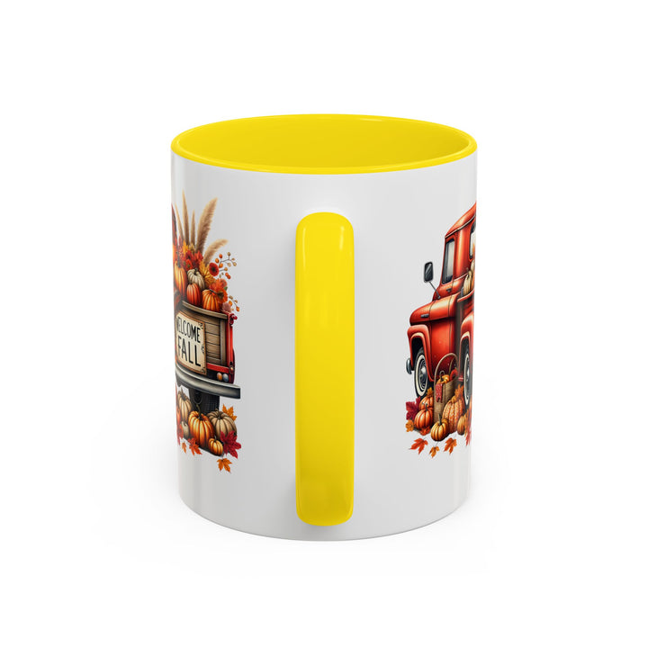 Welcome Fall - Accent Coffee Mug (11, 15oz)