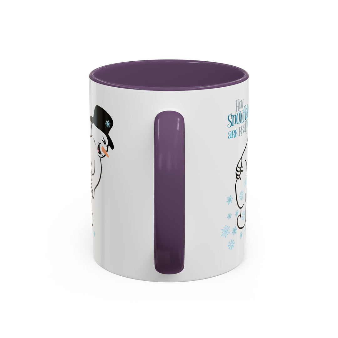 How Snowflakes Are Made - Accent Coffee Mug (11, 15oz)