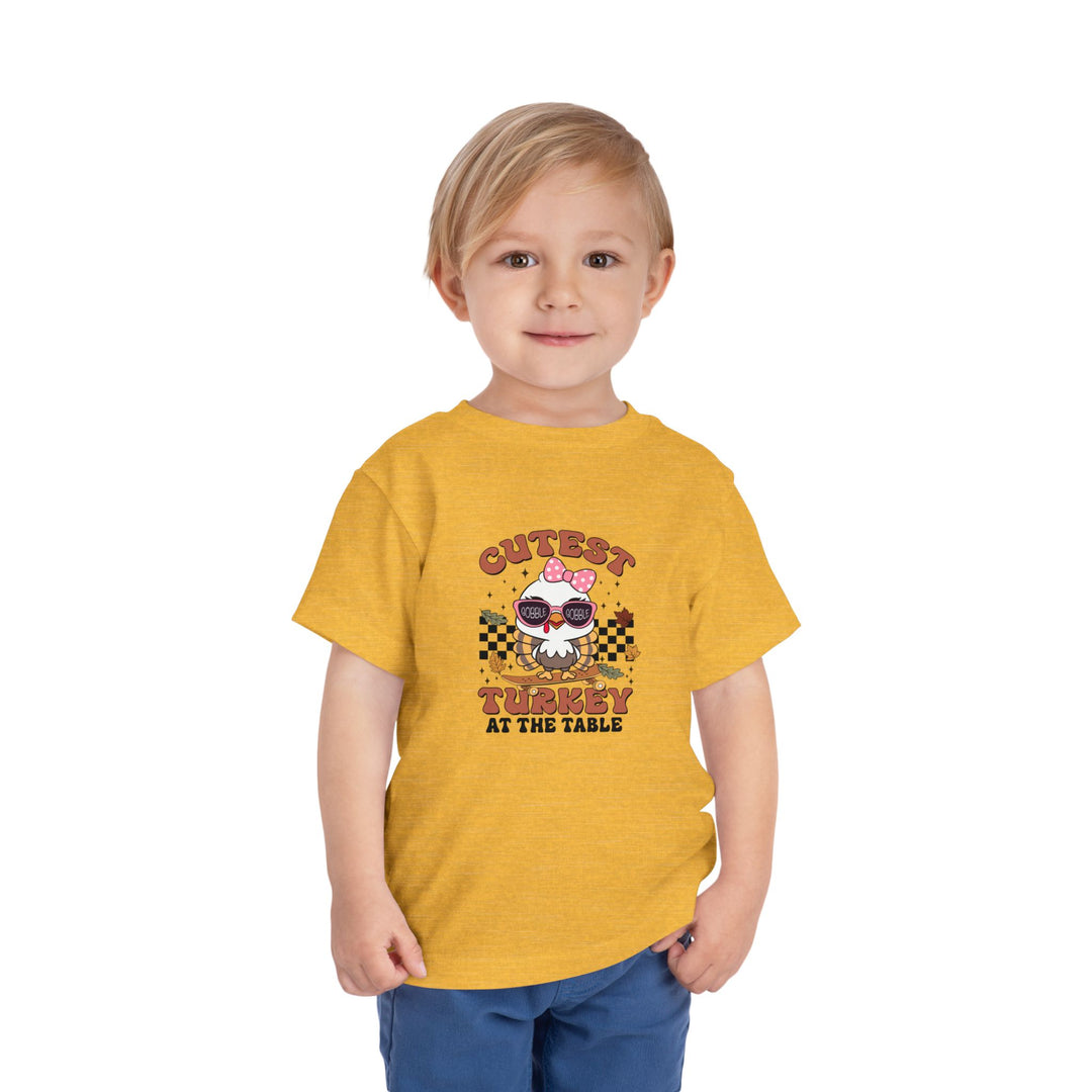 Cutest Turkey Girls -Toddler Short Sleeve Tee