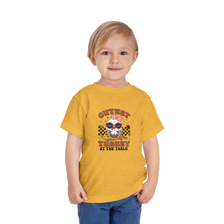 Cutest Turkey Girls -Toddler Short Sleeve Tee