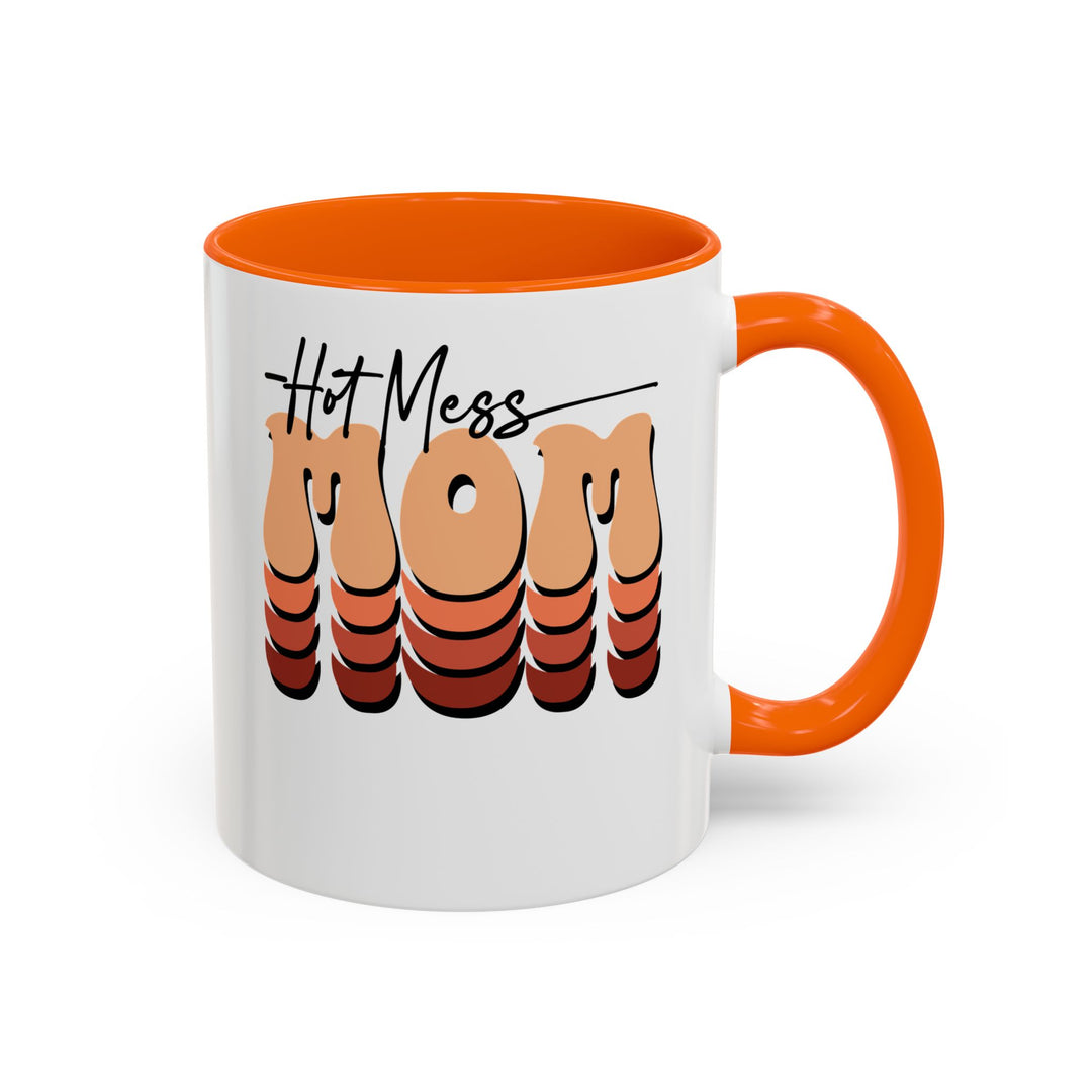 Hot Mess Mom - Accent Coffee Mug (11, 15oz)