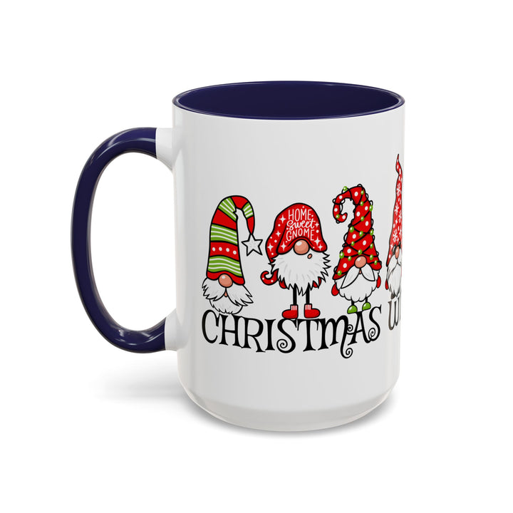 Christmas With My Gnomies - Accent Coffee Mug (11, 15oz)