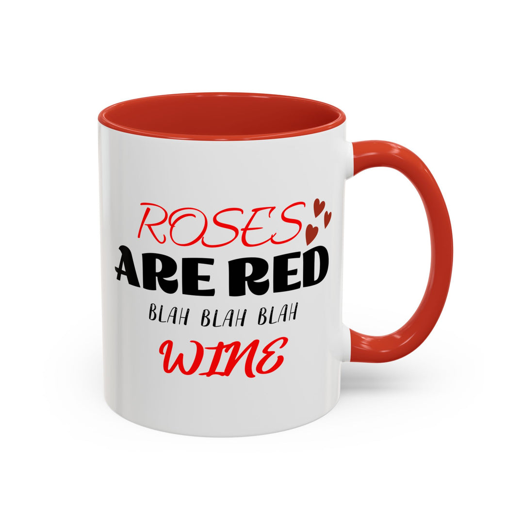 Blah Blah Blah Wine - Accent Coffee Mug (11, 15oz)