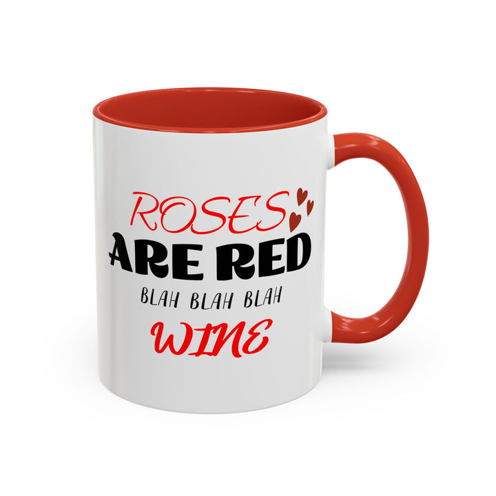 Blah Blah Blah Wine - Accent Coffee Mug (11, 15oz)
