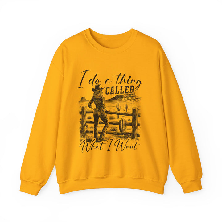 I Do A Thing Called - Unisex Heavy Blend™ Crewneck Sweatshirt