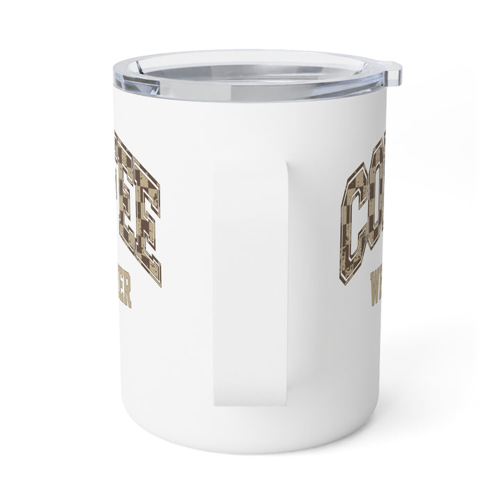 Coffee Weather - Insulated Coffee Mug, 10oz