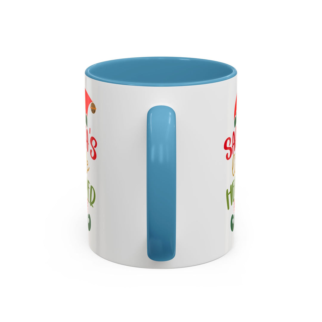 Santa's Little Helper - Accent Coffee Mug (11, 15oz)