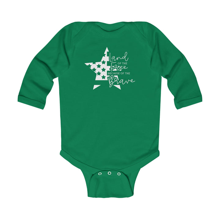 Land Of The Free - Infant Long Sleeve Bodysuit
