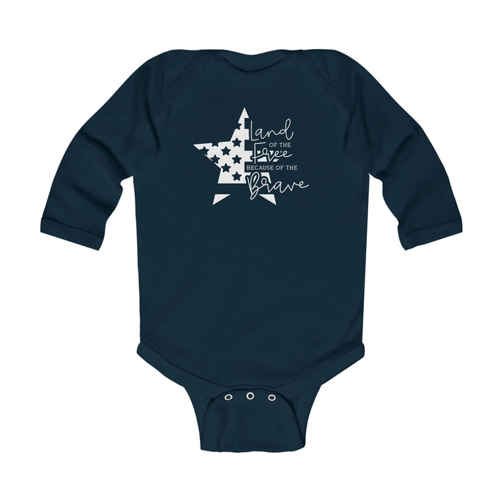 Land Of The Free - Infant Long Sleeve Bodysuit
