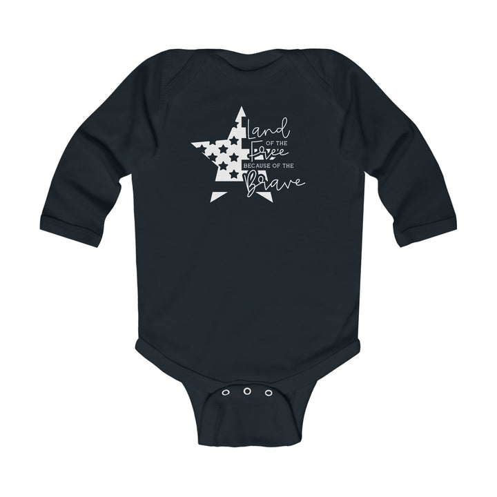 Land Of The Free - Infant Long Sleeve Bodysuit
