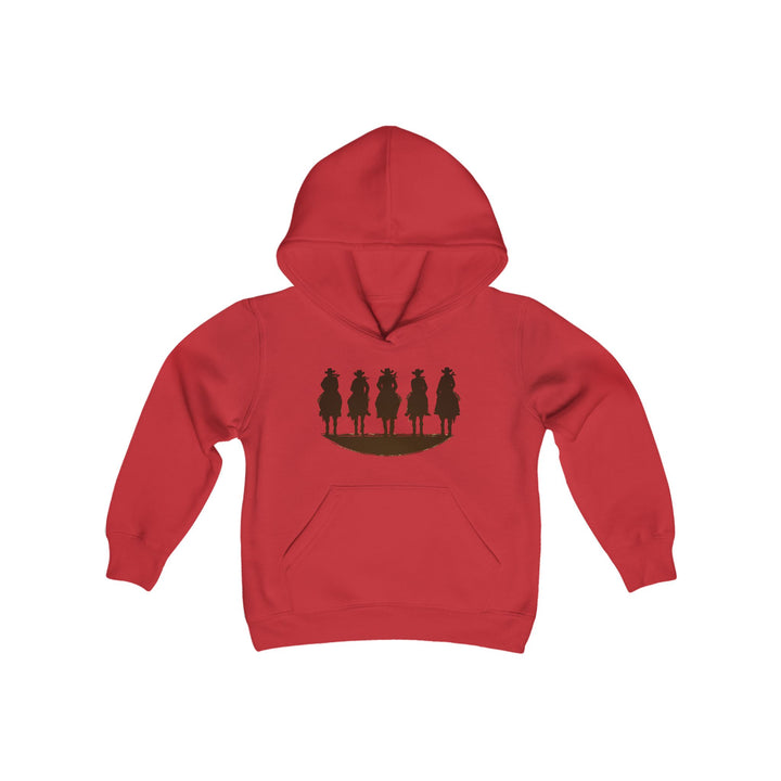 Cowboy Silhouette - Youth Heavy Blend Hooded Sweatshirt