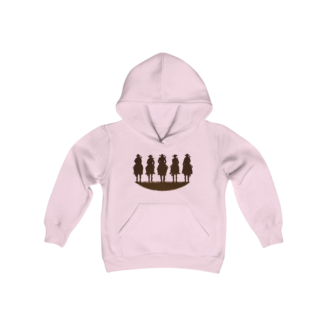Cowboy Silhouette - Youth Heavy Blend Hooded Sweatshirt
