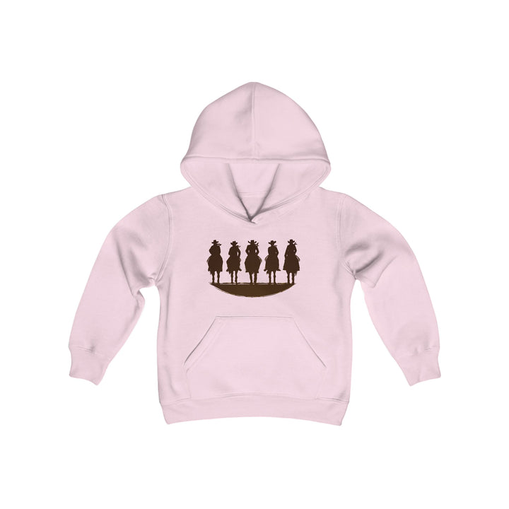 Cowboy Silhouette - Youth Heavy Blend Hooded Sweatshirt