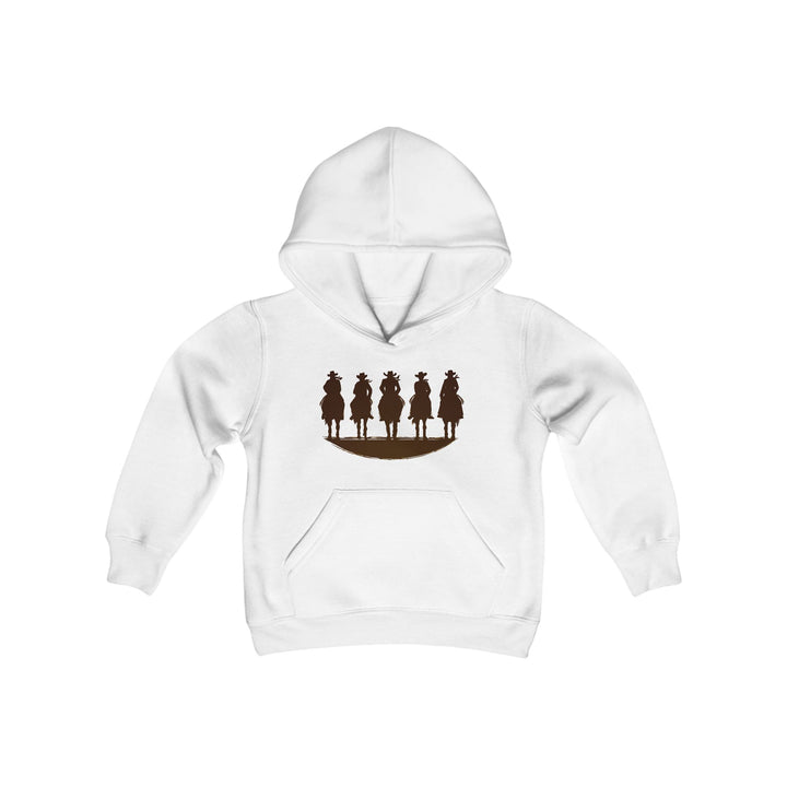 Cowboy Silhouette - Youth Heavy Blend Hooded Sweatshirt