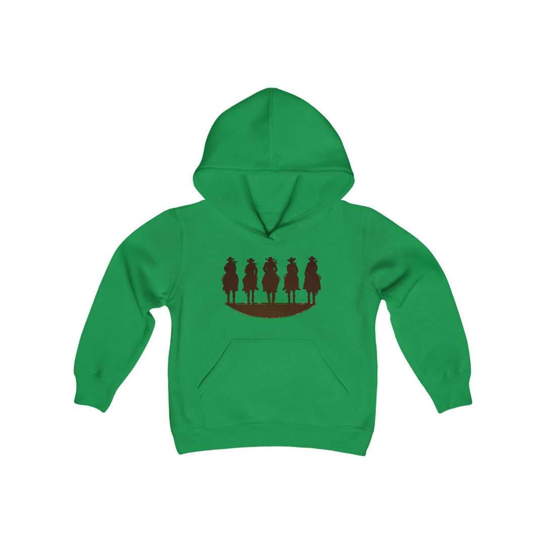 Cowboy Silhouette - Youth Heavy Blend Hooded Sweatshirt