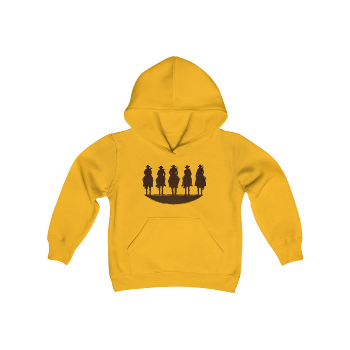 Cowboy Silhouette - Youth Heavy Blend Hooded Sweatshirt