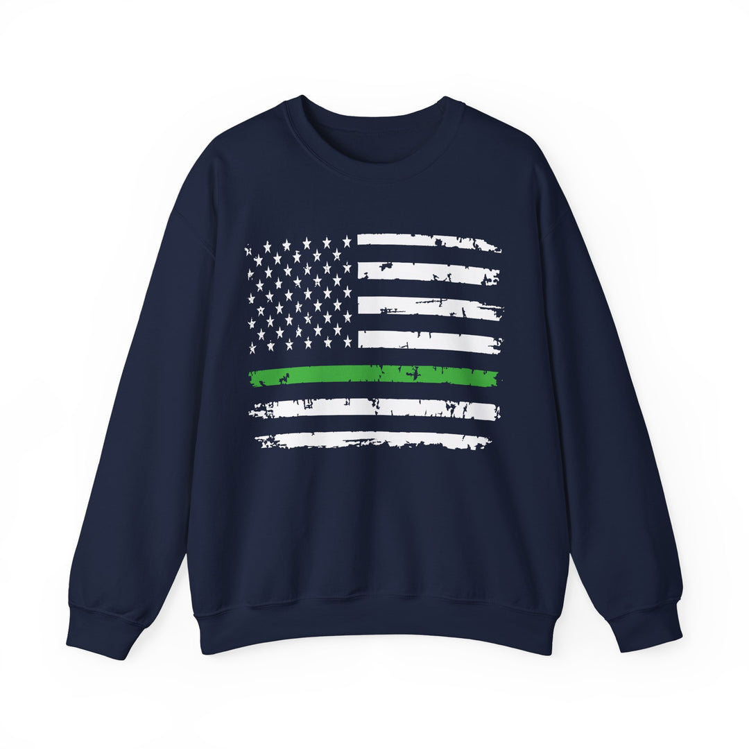 Green Line Flag - Unisex Heavy Blend™ Crewneck Sweatshirt