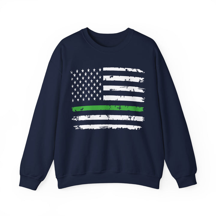 Green Line Flag - Unisex Heavy Blend™ Crewneck Sweatshirt