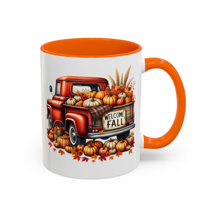 Welcome Fall - Accent Coffee Mug (11, 15oz)