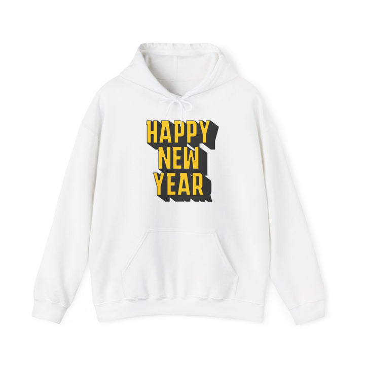 Block Happy New Year - Unisex Heavy Blend™ Hooded Sweatshirt
