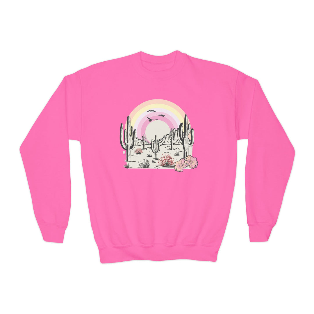 Desert Rainbow - Youth Crewneck Sweatshirt