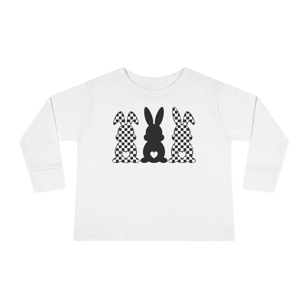Heart Bunny - Toddler Long Sleeve Tee