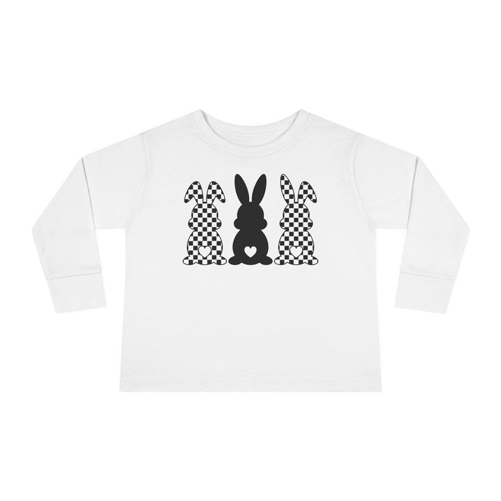 Heart Bunny - Toddler Long Sleeve Tee
