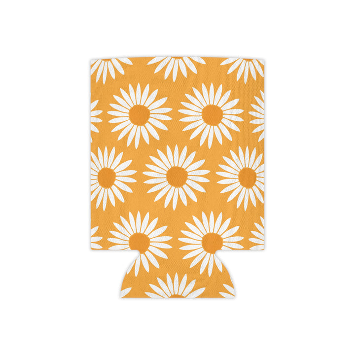 Yellow Sunflower Pattern - Can Cooler