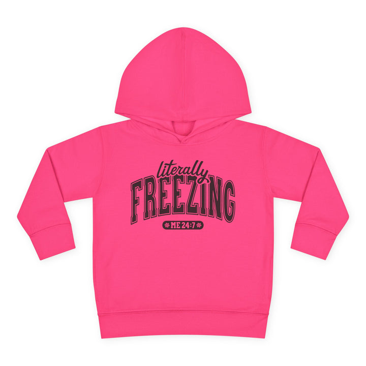 Literally Freezing - Toddler Pullover Fleece Hoodie