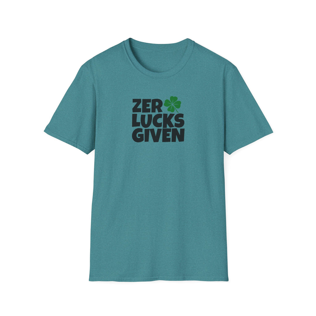 Zero Lucks Given - Unisex Softstyle T-Shirt