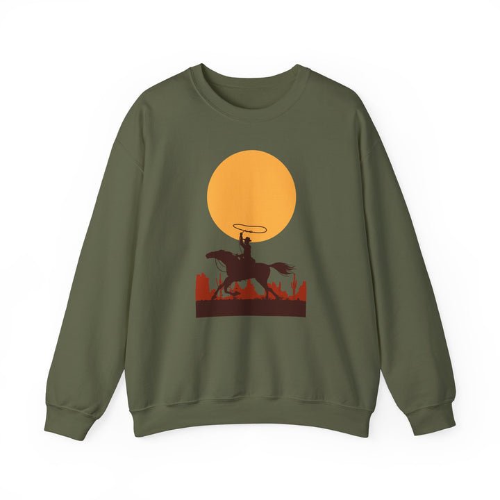 Roping The Moon - Unisex Heavy Blend™ Crewneck Sweatshirt