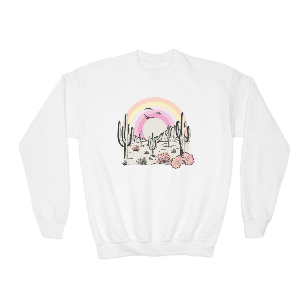 Desert Rainbow - Youth Crewneck Sweatshirt