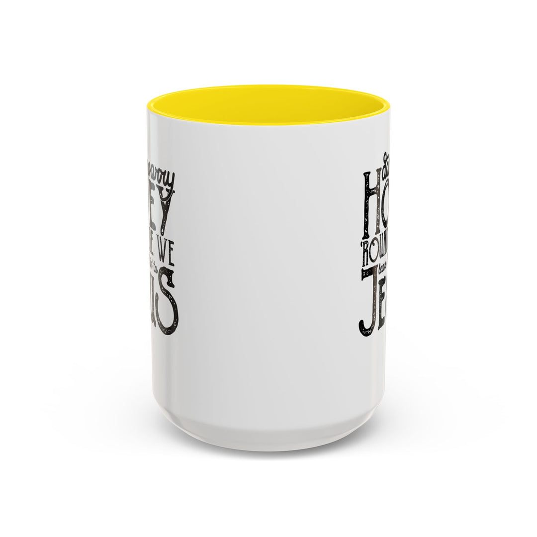 Judgin To Jesus - Accent Coffee Mug (11, 15oz)