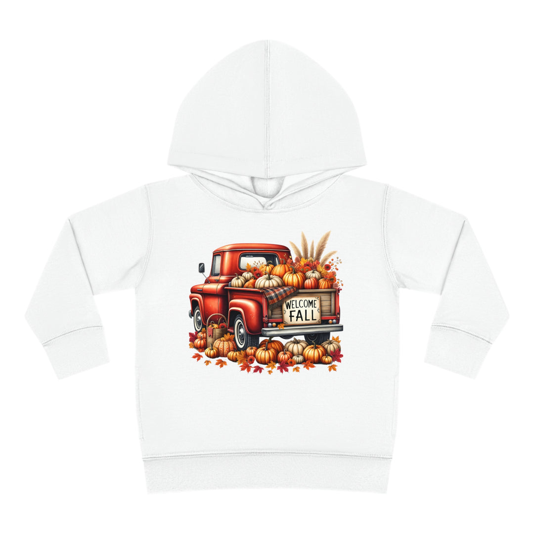 Welcome Fall - Toddler Pullover Fleece Hoodie
