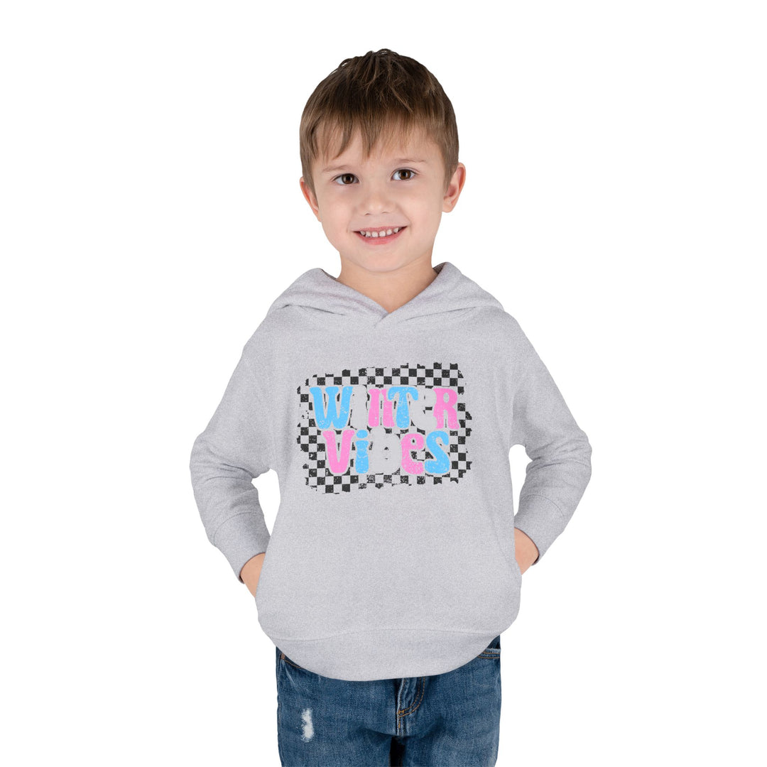Winter Vibes - Toddler Pullover Fleece Hoodie
