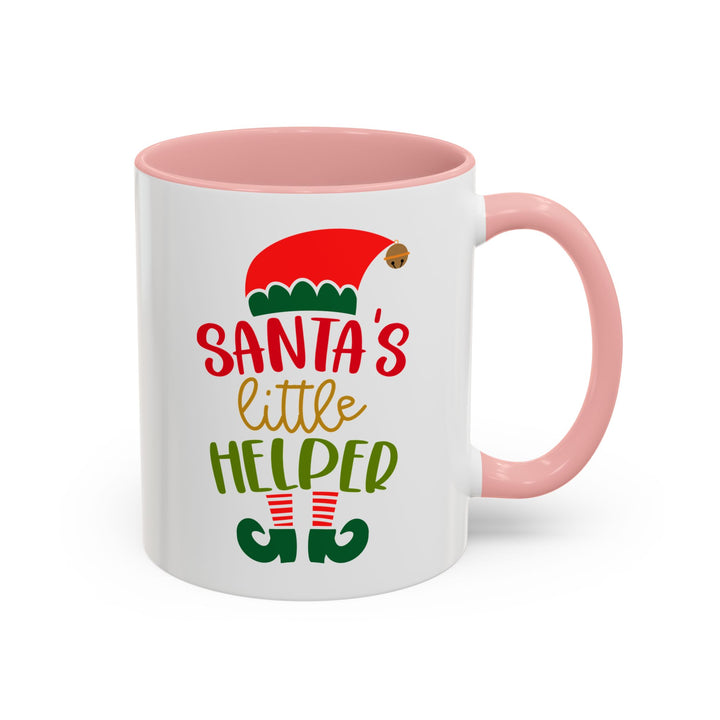 Santa's Little Helper - Accent Coffee Mug (11, 15oz)