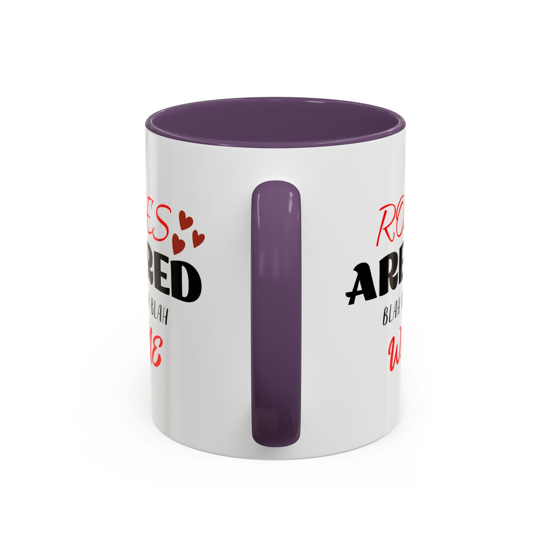 Blah Blah Blah Wine - Accent Coffee Mug (11, 15oz)