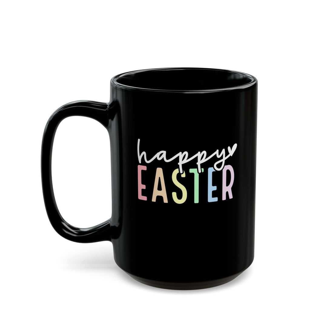 Pastel Happy Easter - Black Mug (11oz, 15oz)