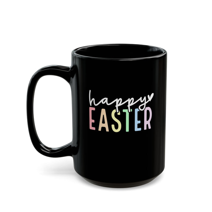 Pastel Happy Easter - Black Mug (11oz, 15oz)