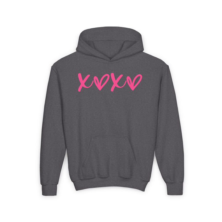 XOXO - Youth Heavy Blend Hooded Sweatshirt