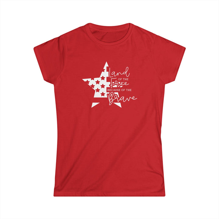 Land of The Free - Women's Softstyle Tee