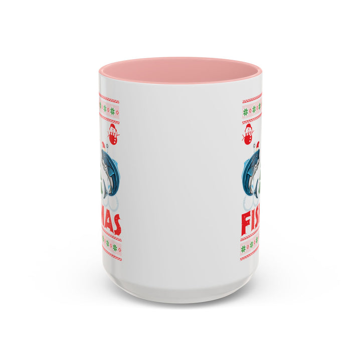 Merry Fishmas - Accent Coffee Mug (11, 15oz)