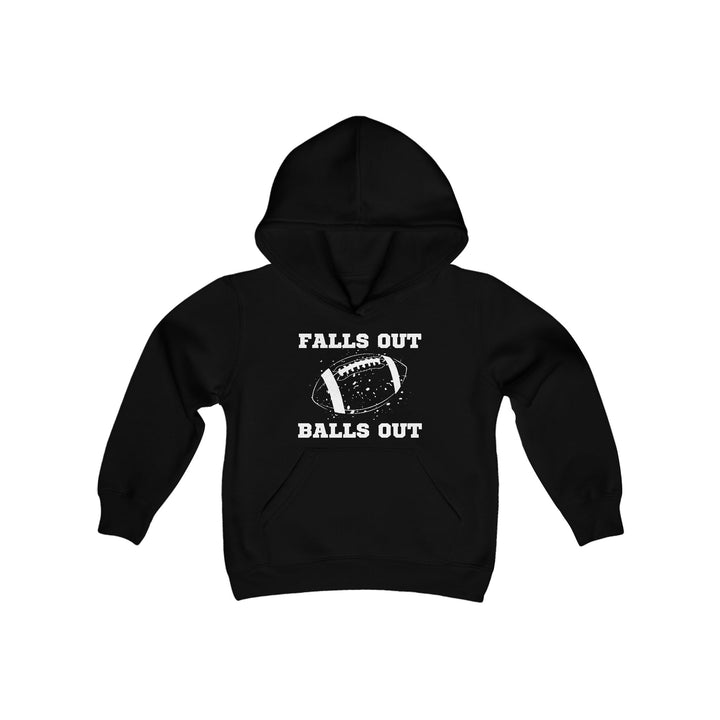 Falls Out Balls Out - Youth Heavy Blend Hooded Sweatshirt