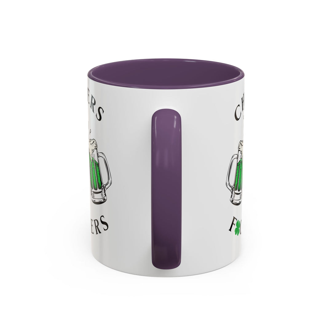 Cheers F*ckers - Accent Coffee Mug (11, 15oz)
