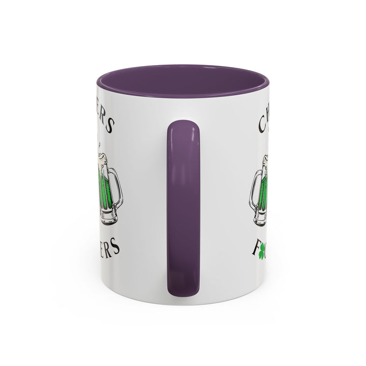 Cheers F*ckers - Accent Coffee Mug (11, 15oz)